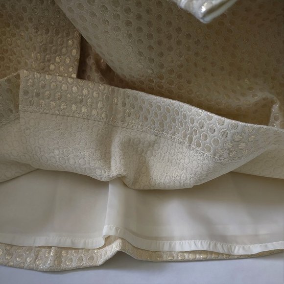 NWT Gymboree Womens Holiday Brocade Skirt Metallic detail Size 14 Brand New - Picture 7 of 9